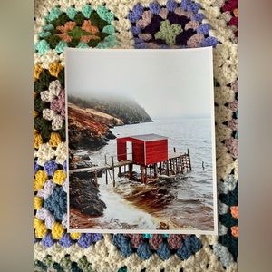 8x10 Satin Photography Print// Newfoundland// Fishing Stage// Outdoor Scenery